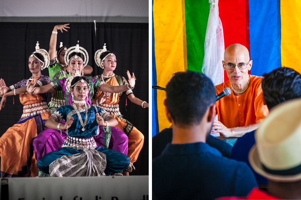 Spiritual Seminars and Artist Performances at Festival of India