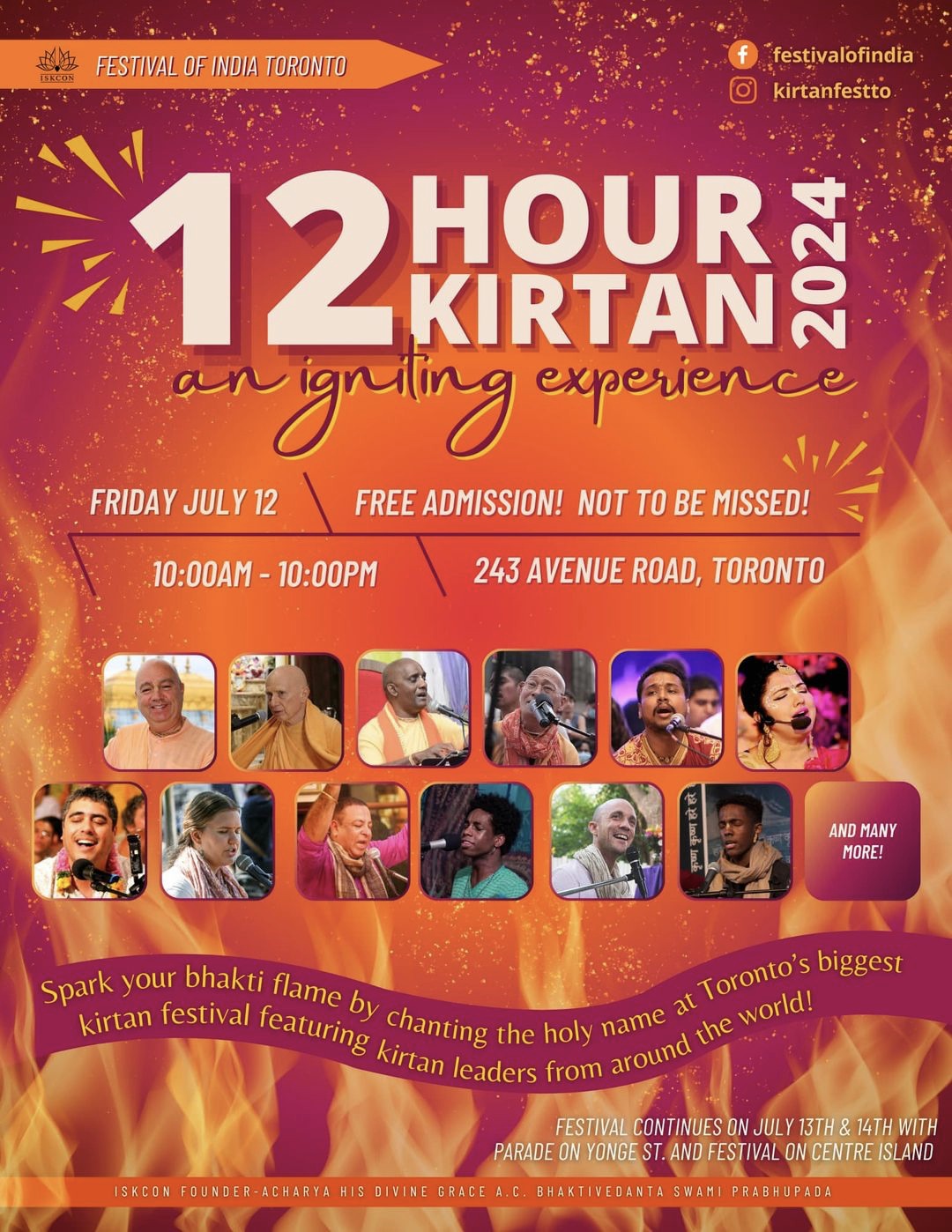 12hr kirtan poster for 2023